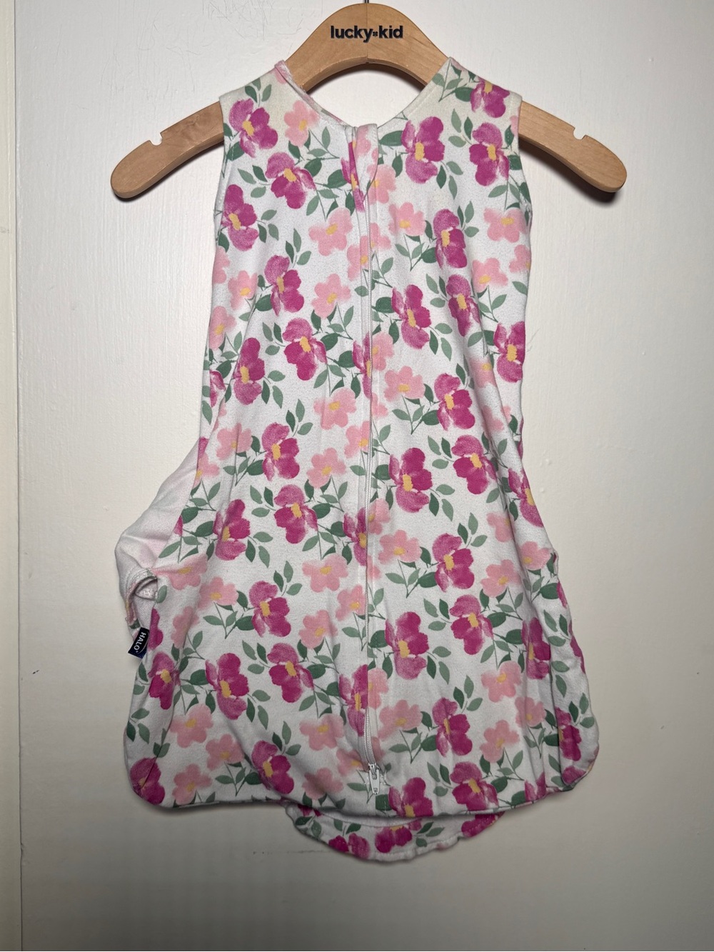 Halo Sleepear Swaddle Pink Floral Kids Pajama Sleep Sack - Birth-3 Months